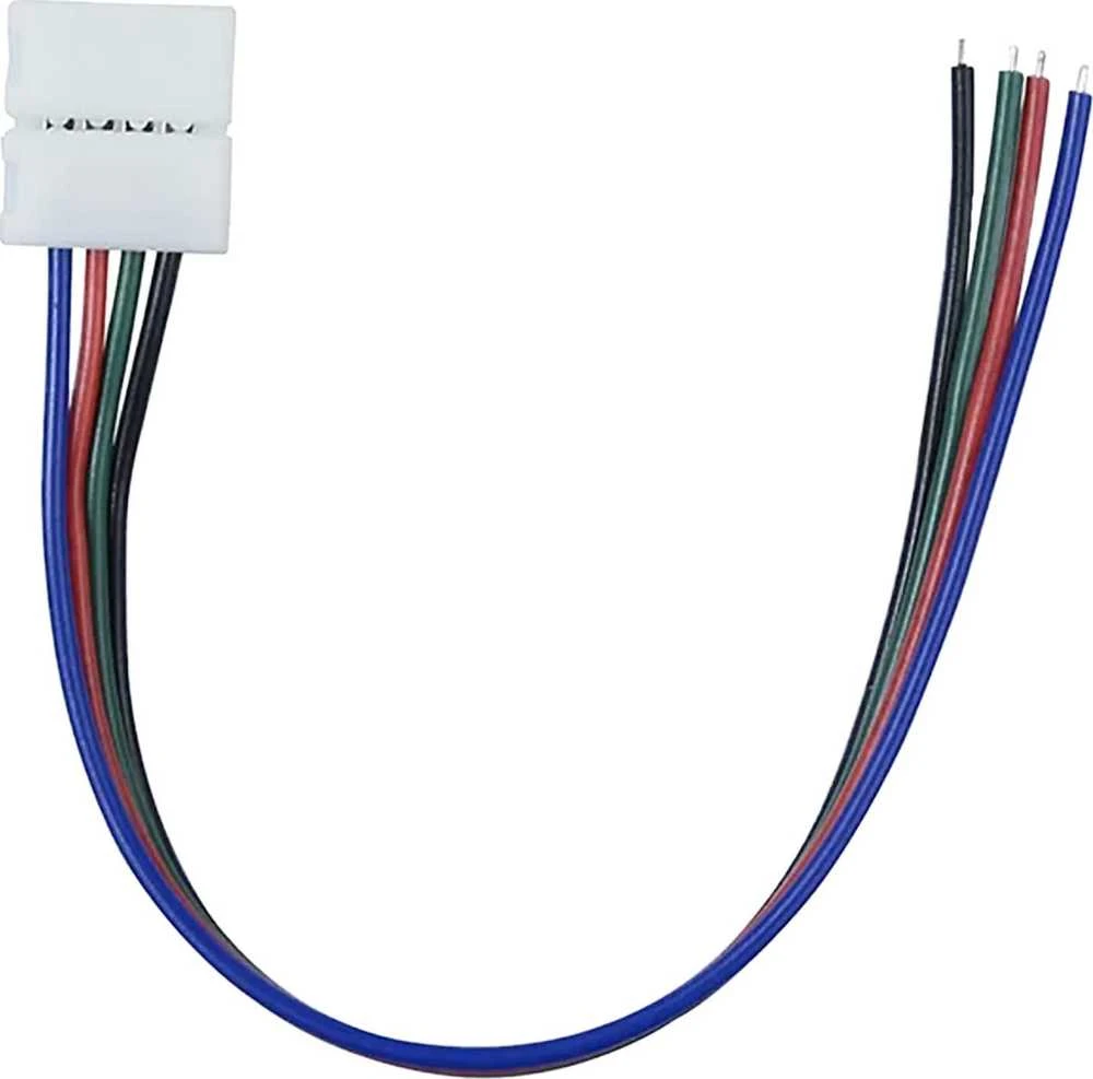 Orno Złączka RGB LED jungtis 10 mm, vienpusė, su laidu