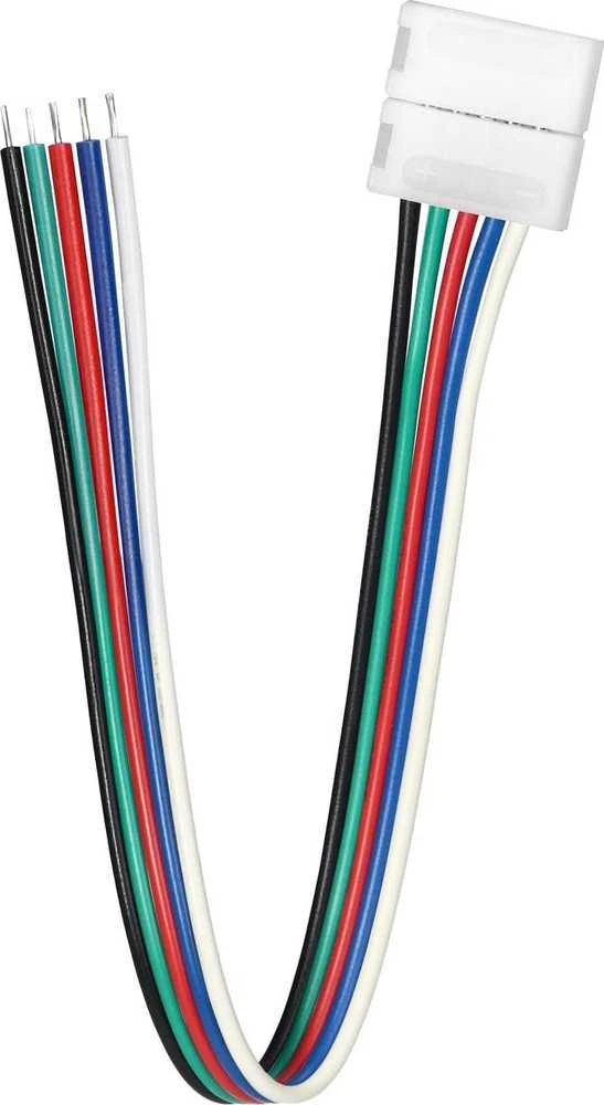 Orno Złączka RGBW LED jungtis 12 mm, vienpusė, su laidu