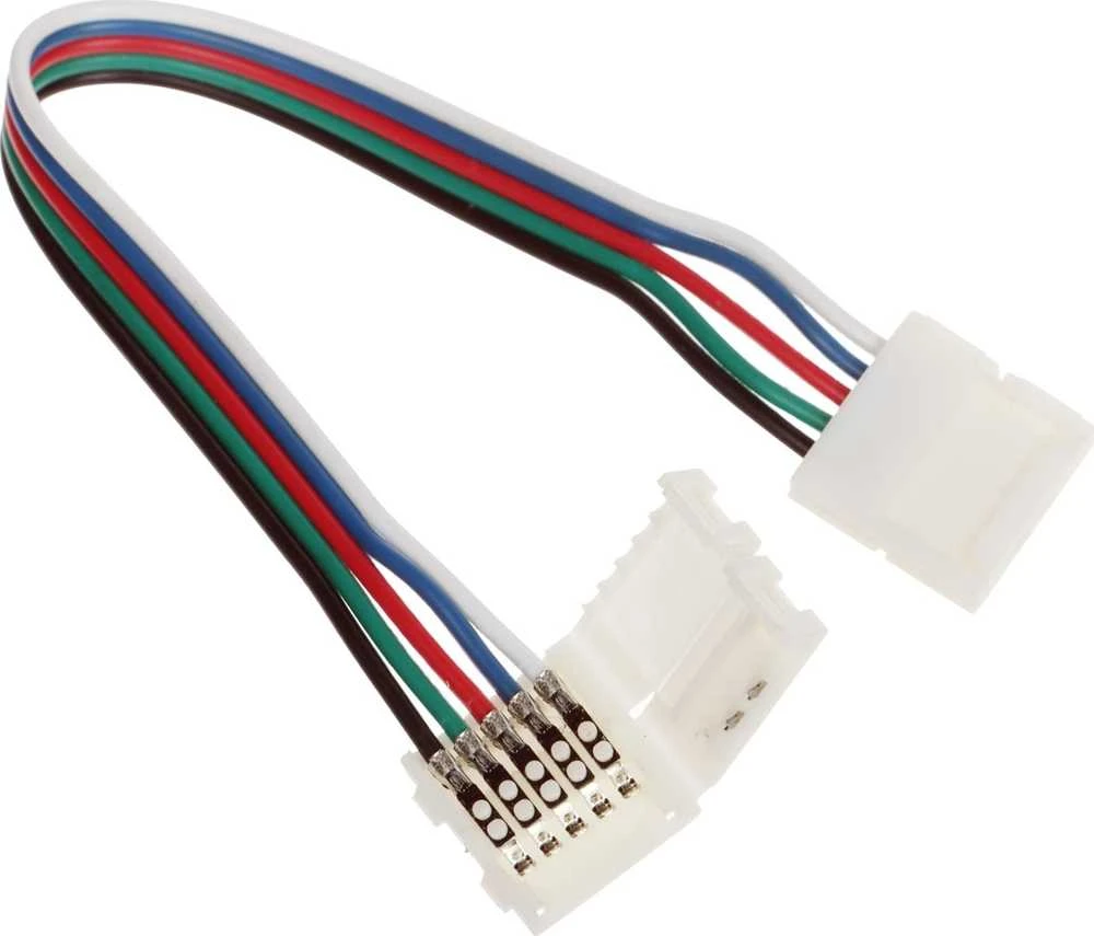 Orno Złączka RGBW LED jungtis 12 mm, vienpusė, su laidu
