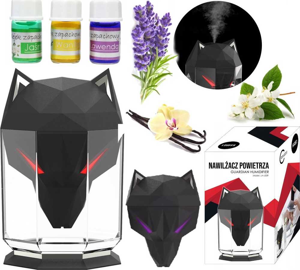 Kvapų difuzorius Carruzzo K445G1 Oro drėkintuvas DIFFUSER WOLF 1