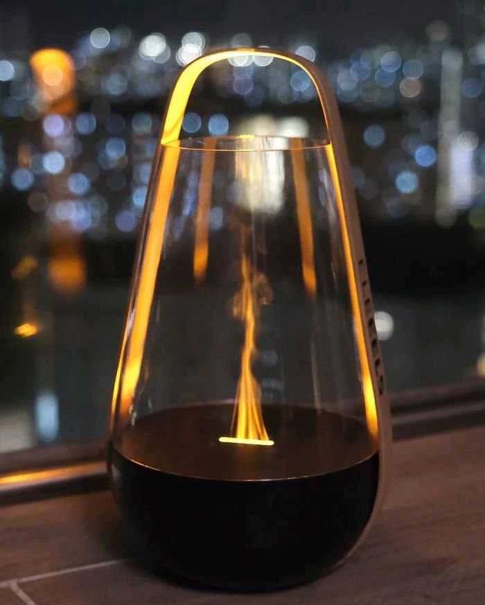 Oro drėkintuvas-drėkintuvas-drėkintuvas-aromaterapijos difuzorius-ugnies-liepsnos-Eleeels-s5