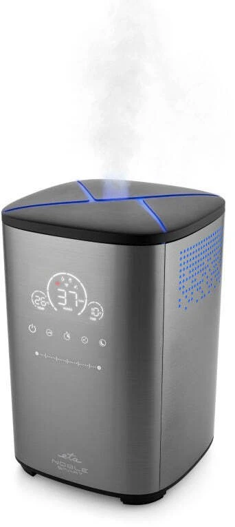 Drėkintuvas ETA Humidifier | Noble Smart 5629 90000 | 110 W | Vandens talpa 4 l | Tinka patalpoms iki 50 m² | Ultragarsinis | Pilka | Drėkinimo galia 500 ml/val.