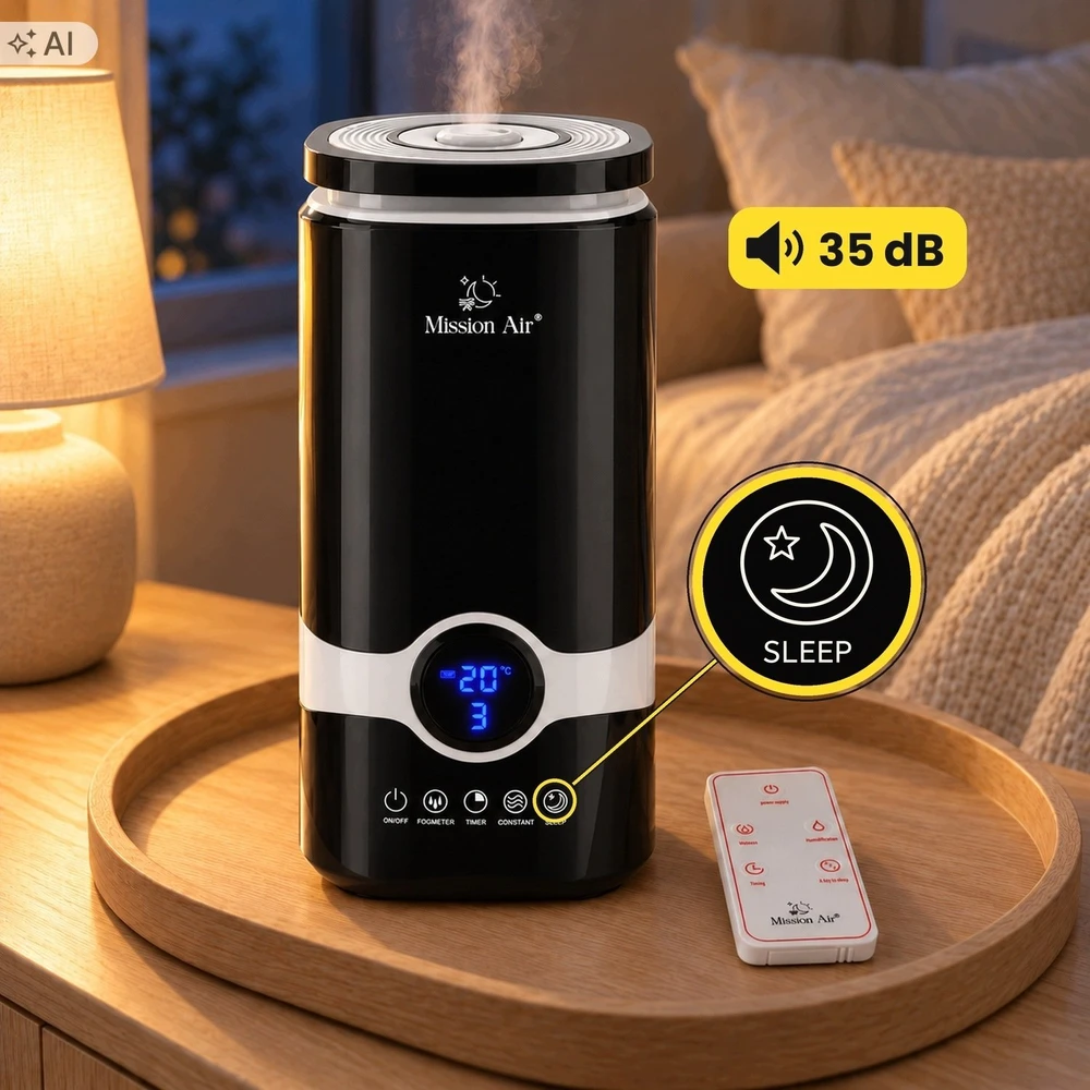 Oro drėkintuvas Media-Tech VAPORA juodas (5905910418028)