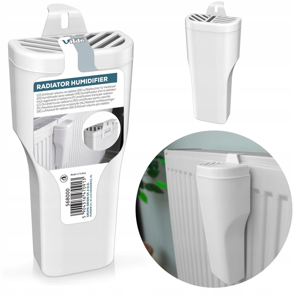 Vilde Radiatoriaus drėkintuvas baltas 450 ml