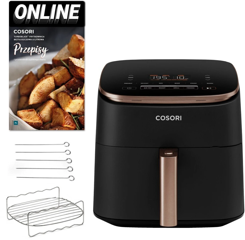 Cosori TurboBlaze Chef Edition Gruzdintuvė, 6 l