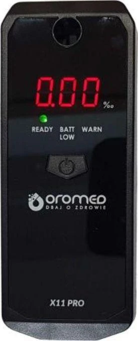 Alkotesteris Oromed X11 PRO su LED ekranu