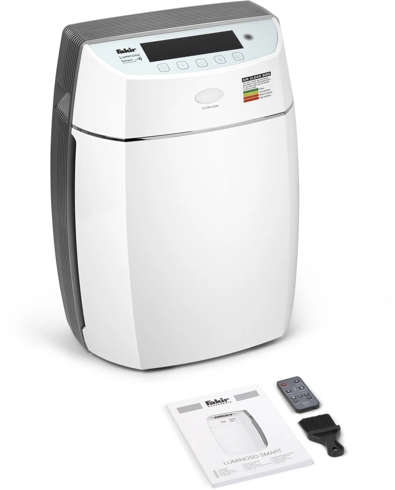 Oro valytuvas Fakir Luminoso Smart jonowy su filtrem HEPA balta - 50 Watt (6749006)