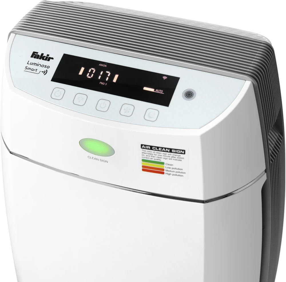 Oro valytuvas Fakir Luminoso Smart jonowy su filtrem HEPA balta - 50 Watt (6749006)
