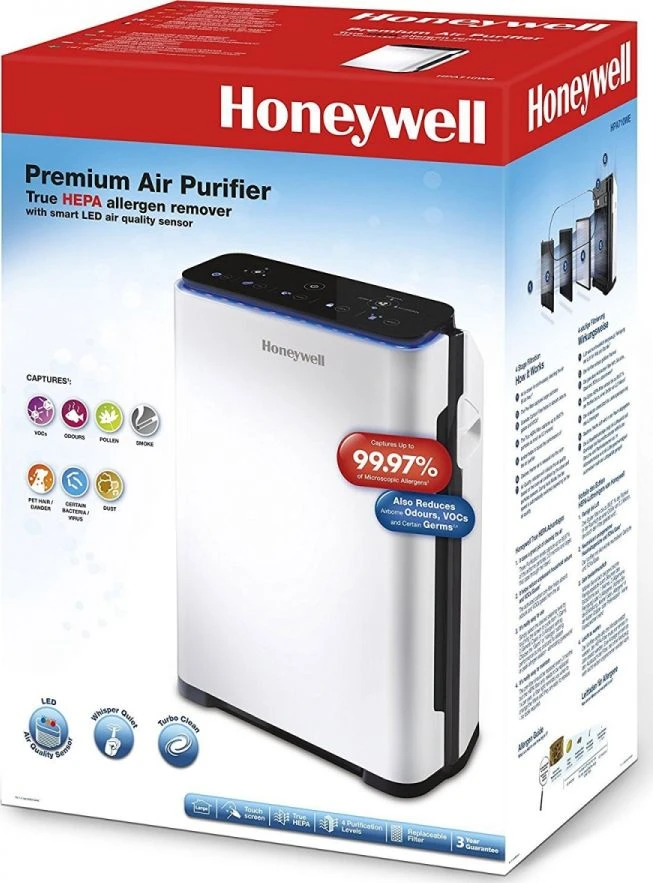 HONEYWELL HPA710 TRUE HEPA Oro valytuvas su LED oro kokybės jutikliu