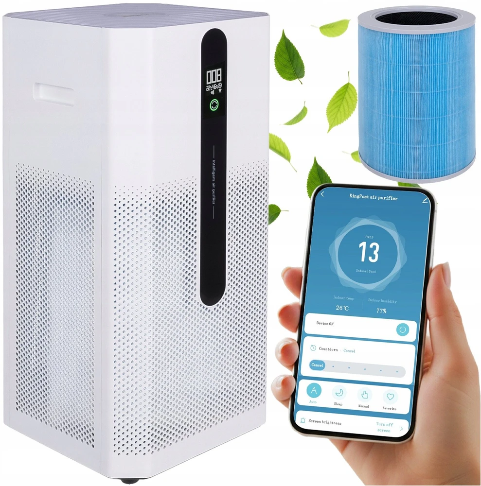 Ioniqs Oro Valytuvas Ruhhy 26816 - HEPA H12, WiFi Kontrolė