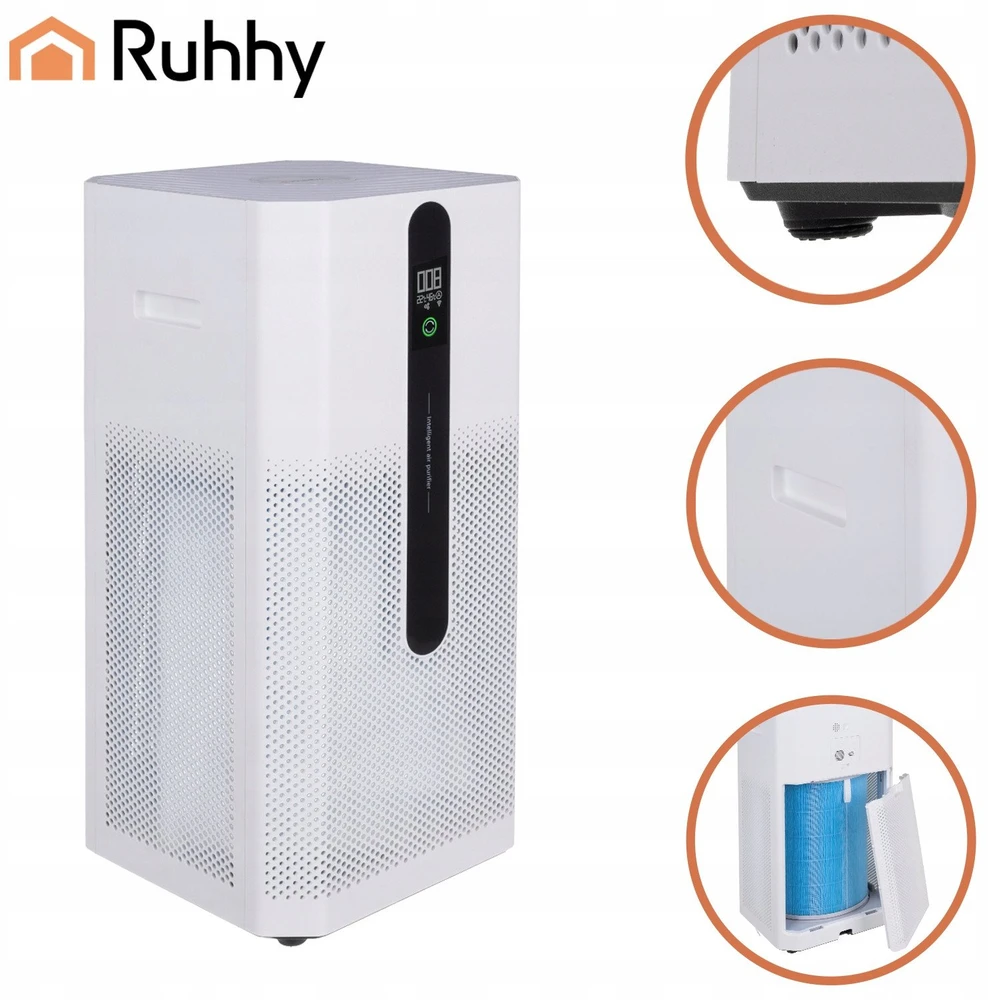 Ioniqs Oro Valytuvas Ruhhy 26816 - HEPA H12, WiFi Kontrolė