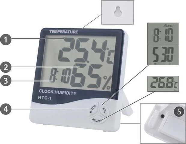 Blackmoon Meteorologinė stotis - laikrodis