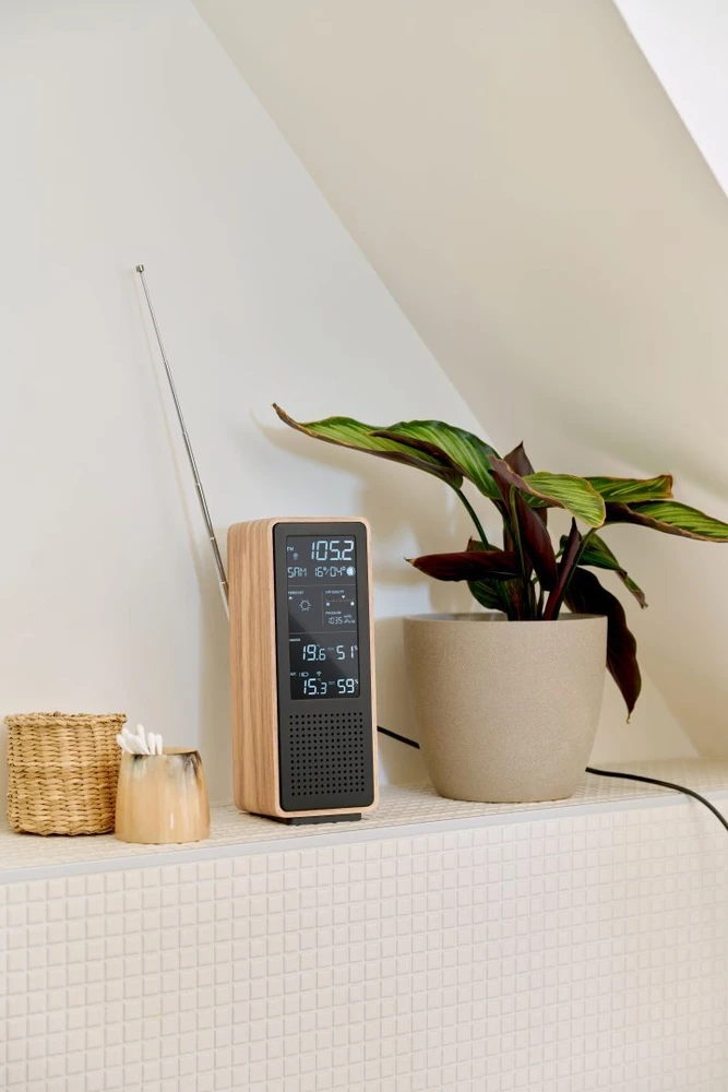 „Thomson WS102TBK“ meteorologinės stotelės su „Bluetooth“ garsiakalbiu ir FM radiju