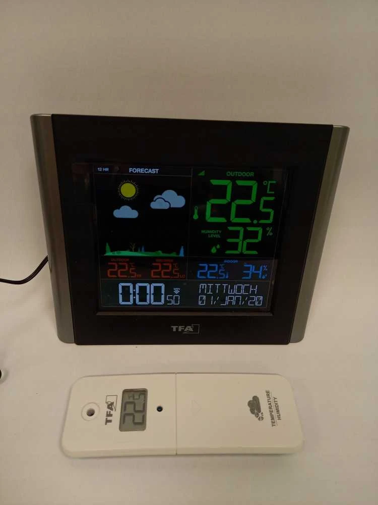 Orų stotelė TFA TFA 35.8000.01 VIEW METEO WLAN Radio Orų stotelė