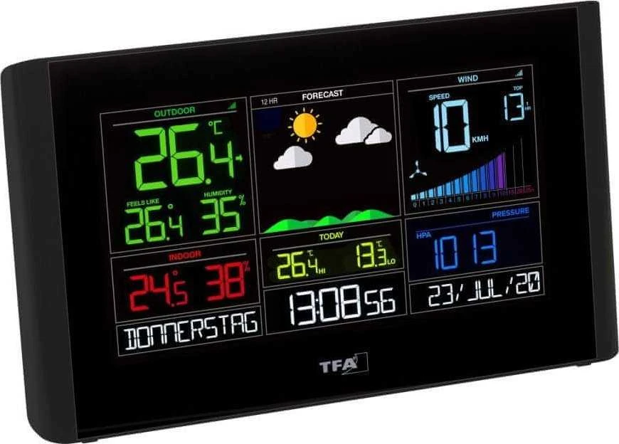 Orų stotelė TFA TFA 35.8001.01 VIEW BREEZE WLAN Radio Orų stotelė