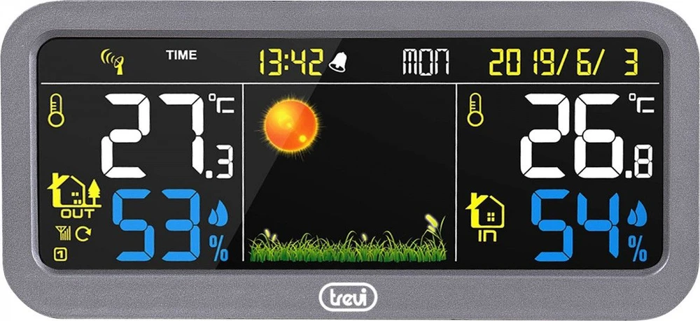Trevi meteorologinė stotis ME3P20RC meteorologinė stotis + pilkas lauko jutiklis