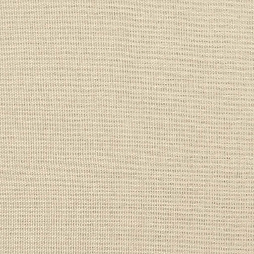Osmanų lovos rėmas be čiužinio, kreminis, 120x200cm, audinys