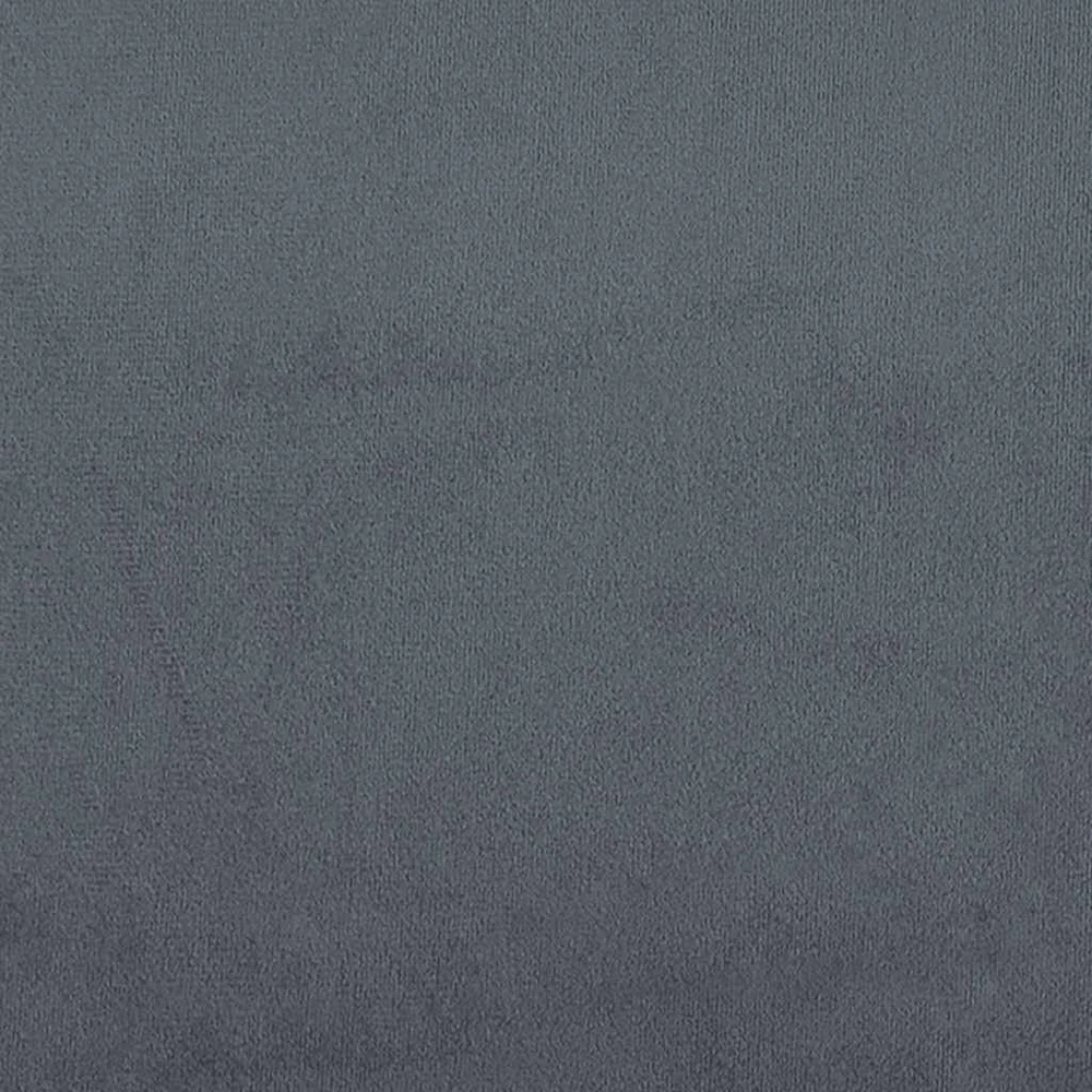 Osmanų lovos rėmas be čiužinio, pilkas, 90x200 cm, aksomas