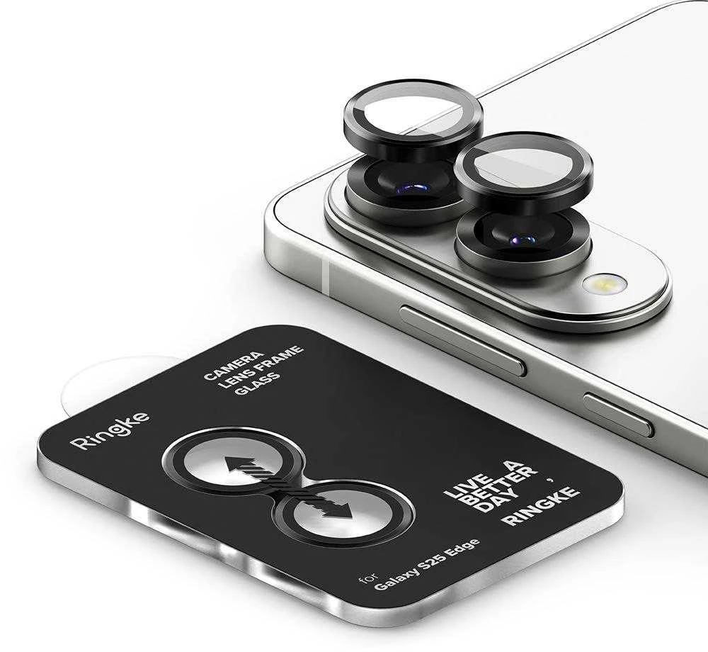 Ringke Quick Set+ apsauginis stiklas skirta Samsung Galaxy S25 Edge – skaidrus