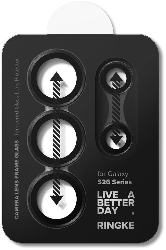 Telefono kameros apsauga Ringke Camera Frame Protector 2 vnt. Samsung Galaxy S26 Ultra juodos spalvos