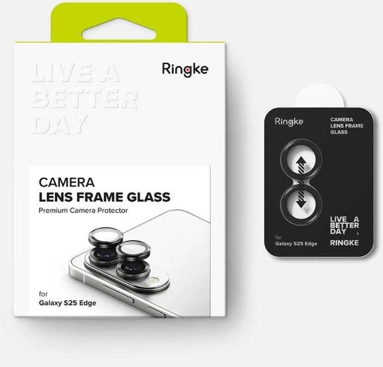 Ringke Quick Set+ apsauginis stiklas skirta Samsung Galaxy S25 Edge – skaidrus