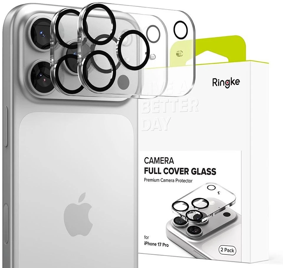 Ringke Camera Full Cover 2-pack skirtas Apple iPhone 17 Pro – Juodas