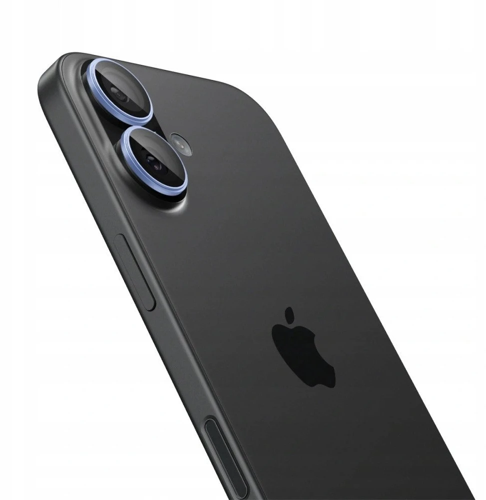 „Spigen Optik Pro GLAS.TR EZ FIT“ kameros dėklai, 2 vnt. pakuotė, skirti „iPhone 16 / 16 Plus / 17“ - Mėlyna