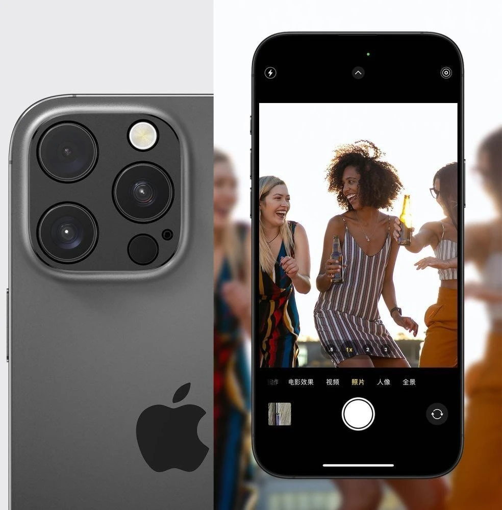 „Tech-Protect Camalloy Fit+“ kameros dėklas, skirtas „iPhone 17 Pro“ – oranžinis