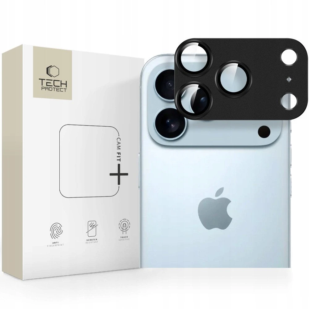 Tech-Protect Camfull Fit+ Camera Cover skirta Apple iPhone 17 Pro – Juodas