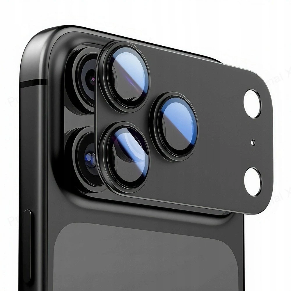 „Tech-Protect Camfull Fit+“ kameros objektyvo stiklas, skirtas „iPhone 17 Pro“ – tamsiai mėlynas Mėlyna