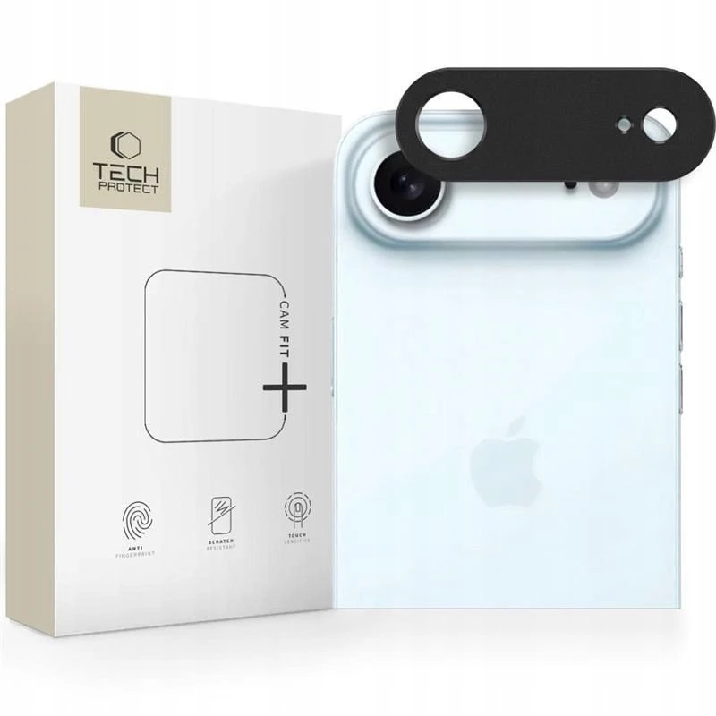 „Tech-Protect Camalloy Fit+“ dėklas, skirtas „iPhone 17 Air“ – Juodas