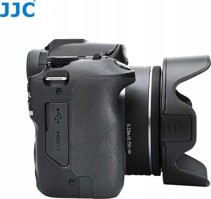 JJC Osłona Przeciwsłoneczna Tulipan Ew-55 Ew55 Do Canon Rf 28 Mm 28mm F/2.8 Stm / Lh-ew55ii