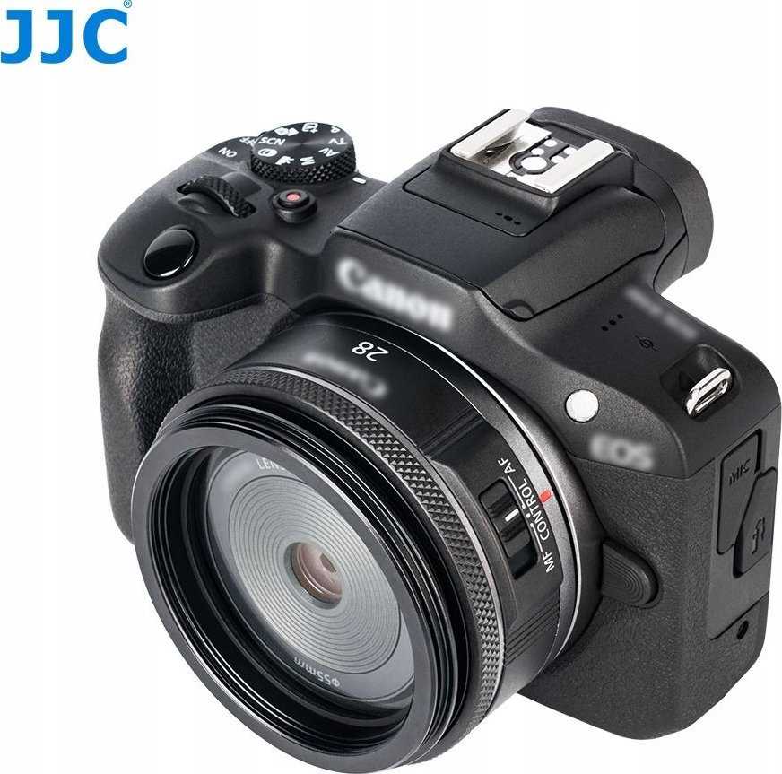 JJC Osłona Przeciwsłoneczna Tulipan Ew-55 Ew55 Do Canon Rf 28 Mm 28mm F/2.8 Stm / Lh-ew55ii