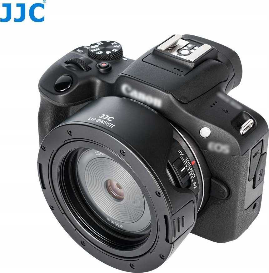 JJC Osłona Przeciwsłoneczna Tulipan Ew-55 Ew55 Do Canon Rf 28 Mm 28mm F/2.8 Stm / Lh-ew55ii