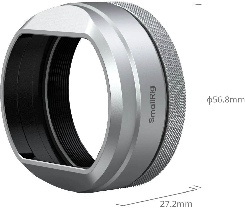 Osłona na objektyvas Micnova SmallRig Lens Hood for FUJIFILM X100VI / X100V (Sidabrinis) (5849)
