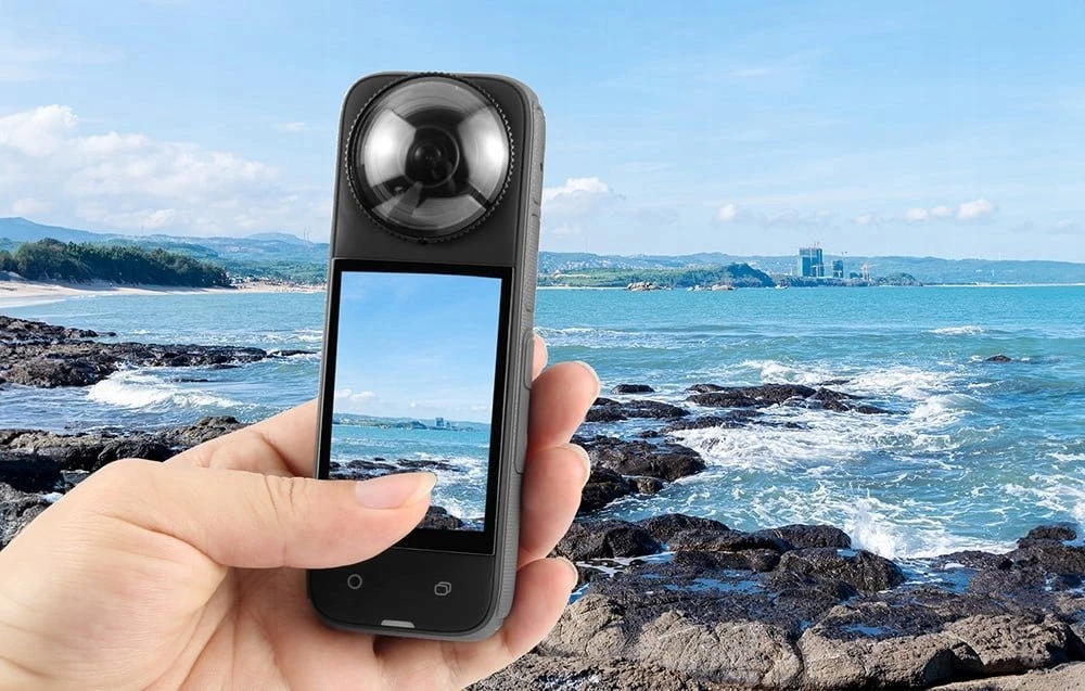Optinio stiklo objektyvo dangtelis PULUZ skirtas Insta360 X4