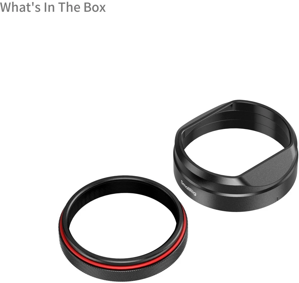 Osłona na objektyvas SmallRig Lens Hood for FUJIFILM X100VI / X100V (Juodas) (5848)