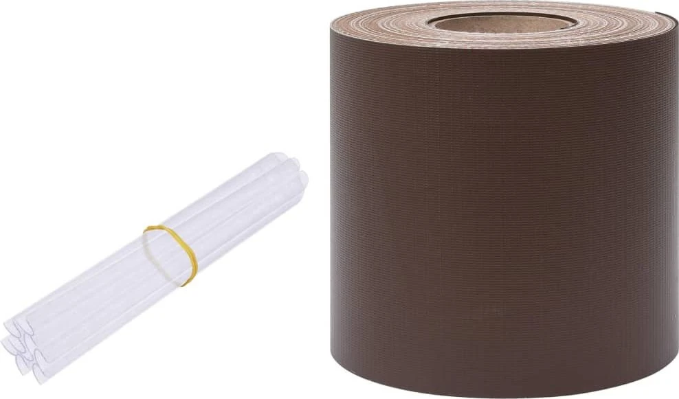 Privatumo juosta, PVC, 70x0,19 m, ruda