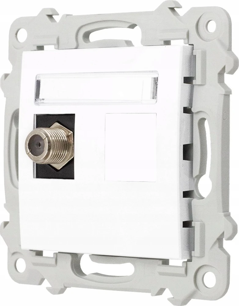 Ospel Antenos lizdas Szafir GPA-1ZF/m/00 F tipo viengubas baltas