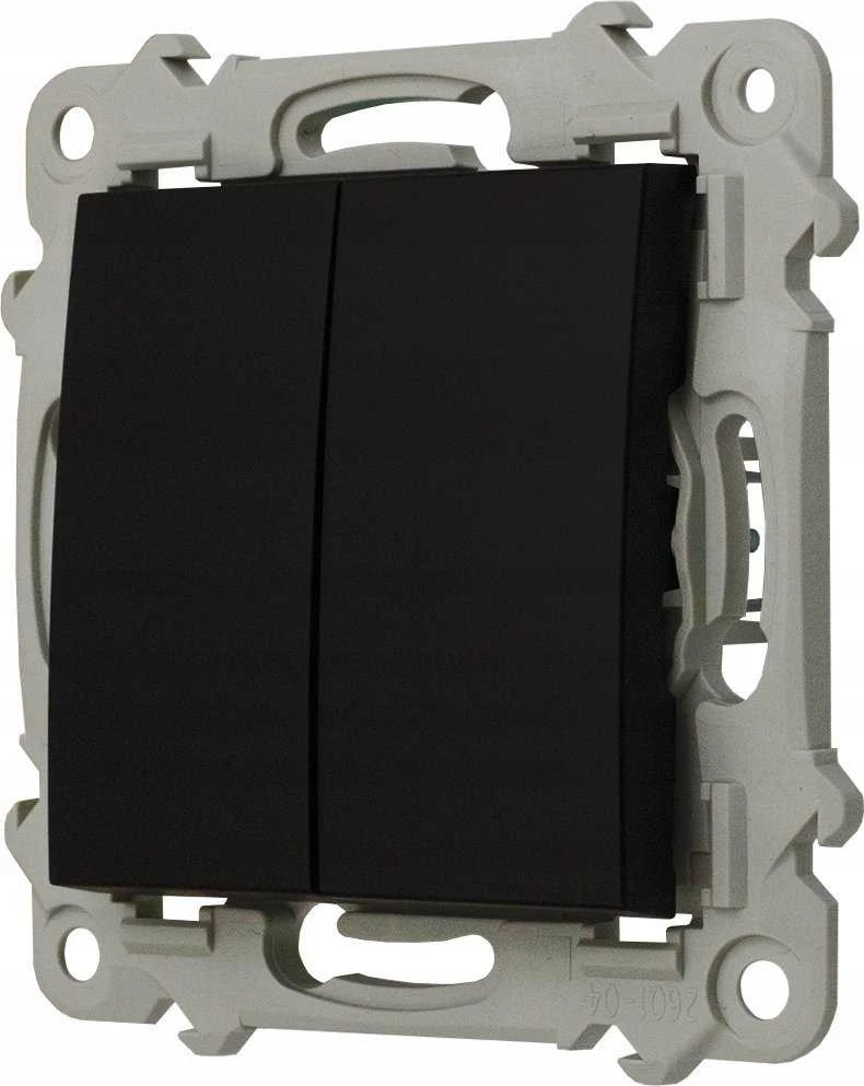 Ospel Dviejų grupių žvakidės jungiklis Szafir ŁP-2Z/m/33 metalinis