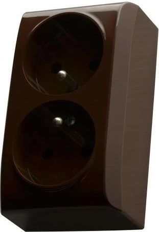 Ospel GN-2BZ/24 BIS Dvigubas lizdas su/be rudos spalvos GN-2BZ/24