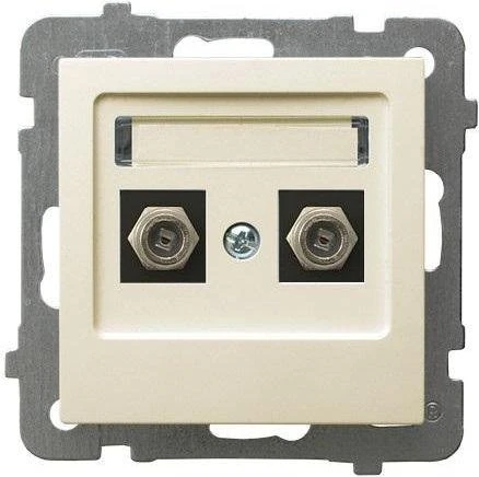 Ospel ANTENOS JUNGTIS 2 LAIDŲ F TIPO ECRU AS