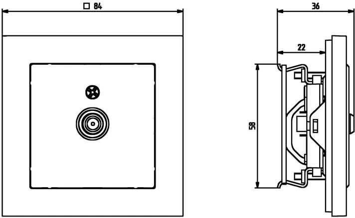 Ospel Socket Sonata Type F single (GPA-1RF/m/00)