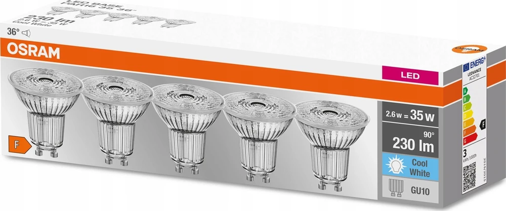 Osram LP.LED PAR16 35 36 2,6W/840 230V GU10
