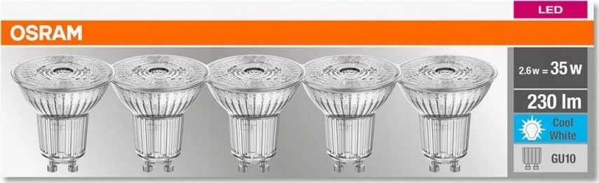 Osram LP.LED PAR16 35 36 2,6W/840 230V GU10