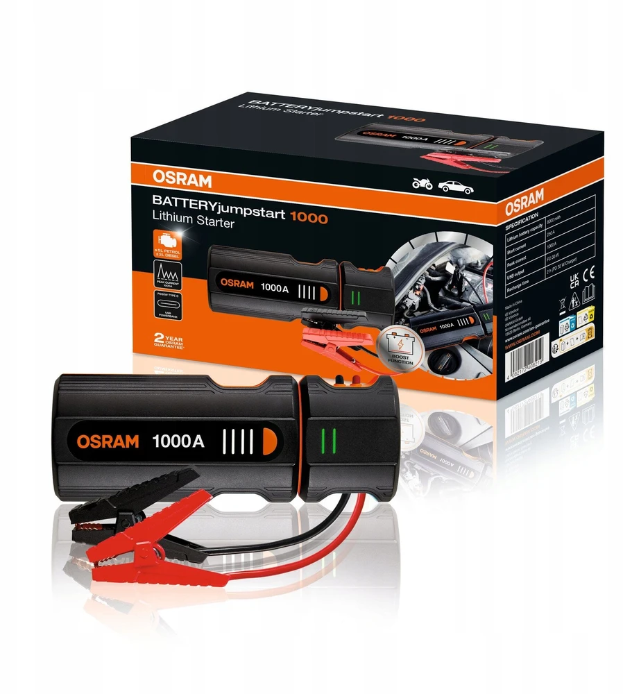 Osram 1000A užvedimo prietaisas su gnybtais