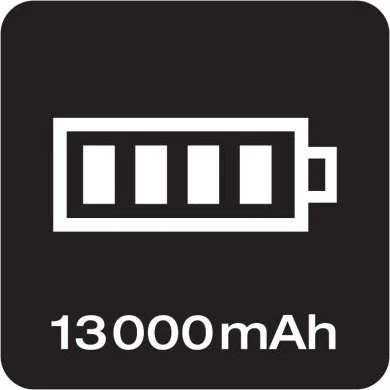 OSRAM ACE akumuliatorius-užvedėjas, ličio 13000 mAh, min srovė 300A. max srovė 1500A ,5V 2,4A,9V2.0