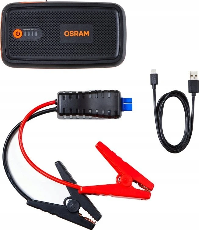 OSRAM ACE akumuliatorius-užvedėjas, ličio 13000 mAh, min srovė 300A. max srovė 1500A ,5V 2,4A,9V2.0