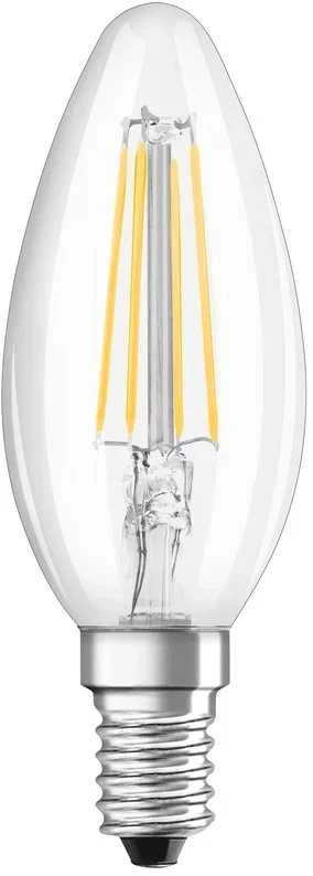Lemputė Osram LED, B40, šiltai balta, E14, 4 W, 470 lm