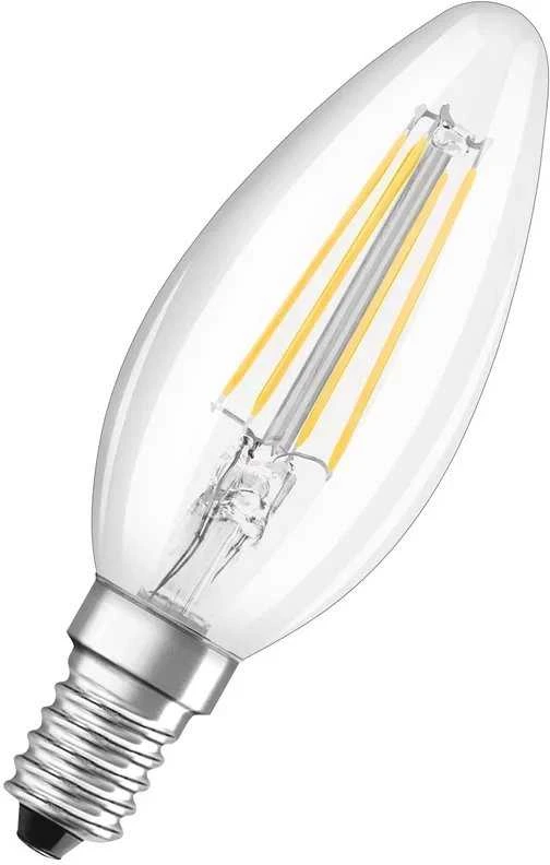 Lemputė Osram LED, B40, šiltai balta, E14, 4 W, 470 lm